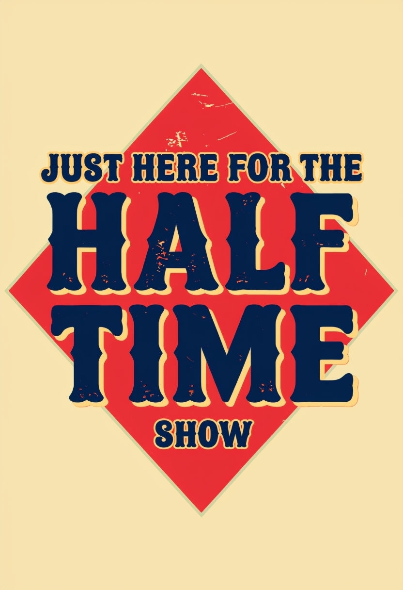 Vintage Half Time Show Graphic T-Shirt