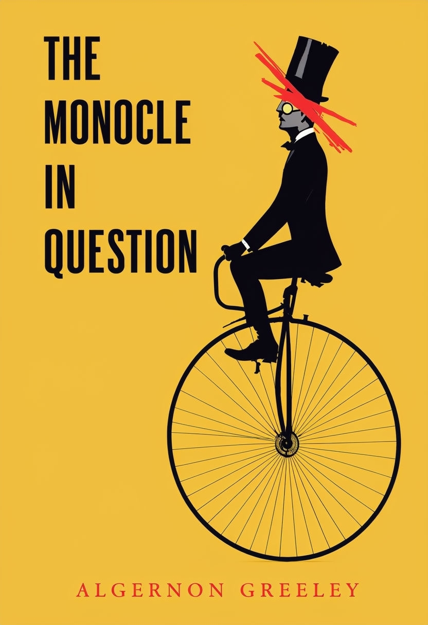 The Monocle in Question: A Satirical Minimalist EBook Cover