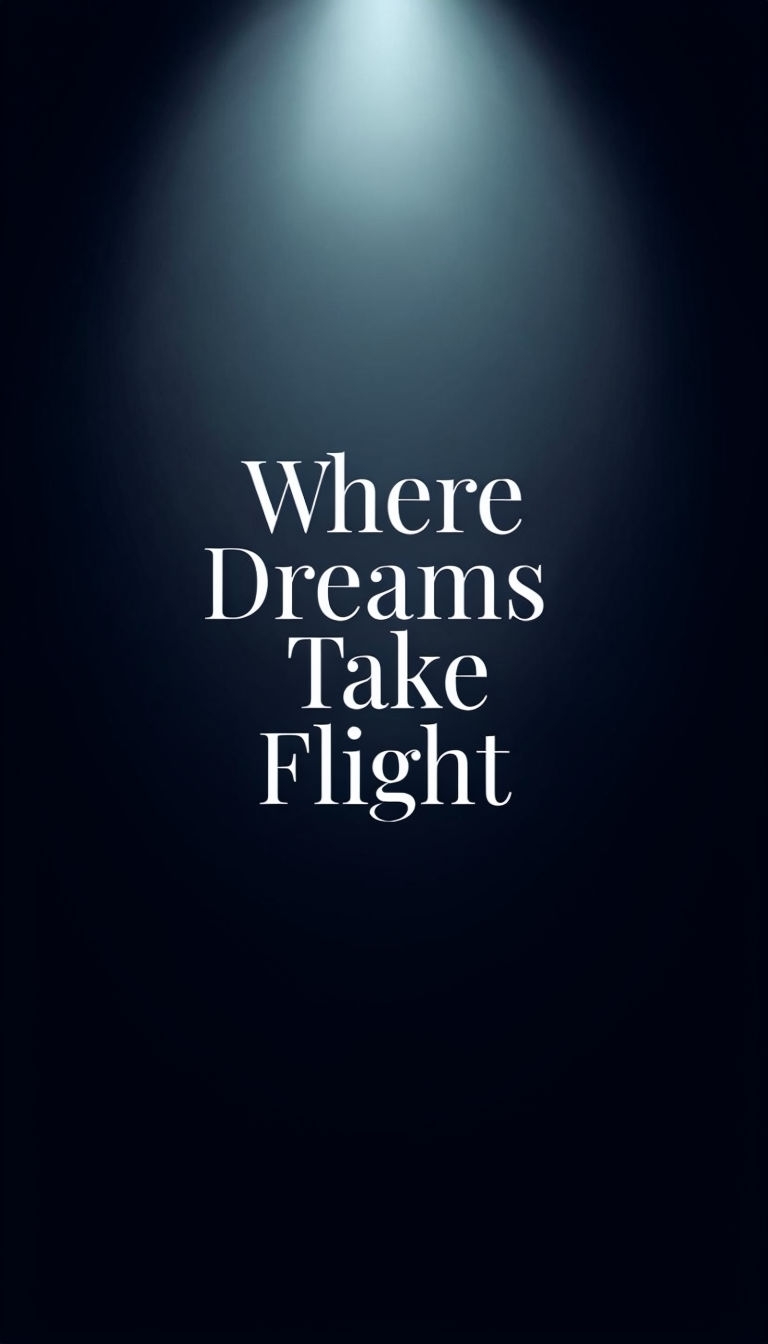 Where Dreams Take Flight Elegant Minimalist Mobile Wallpaper