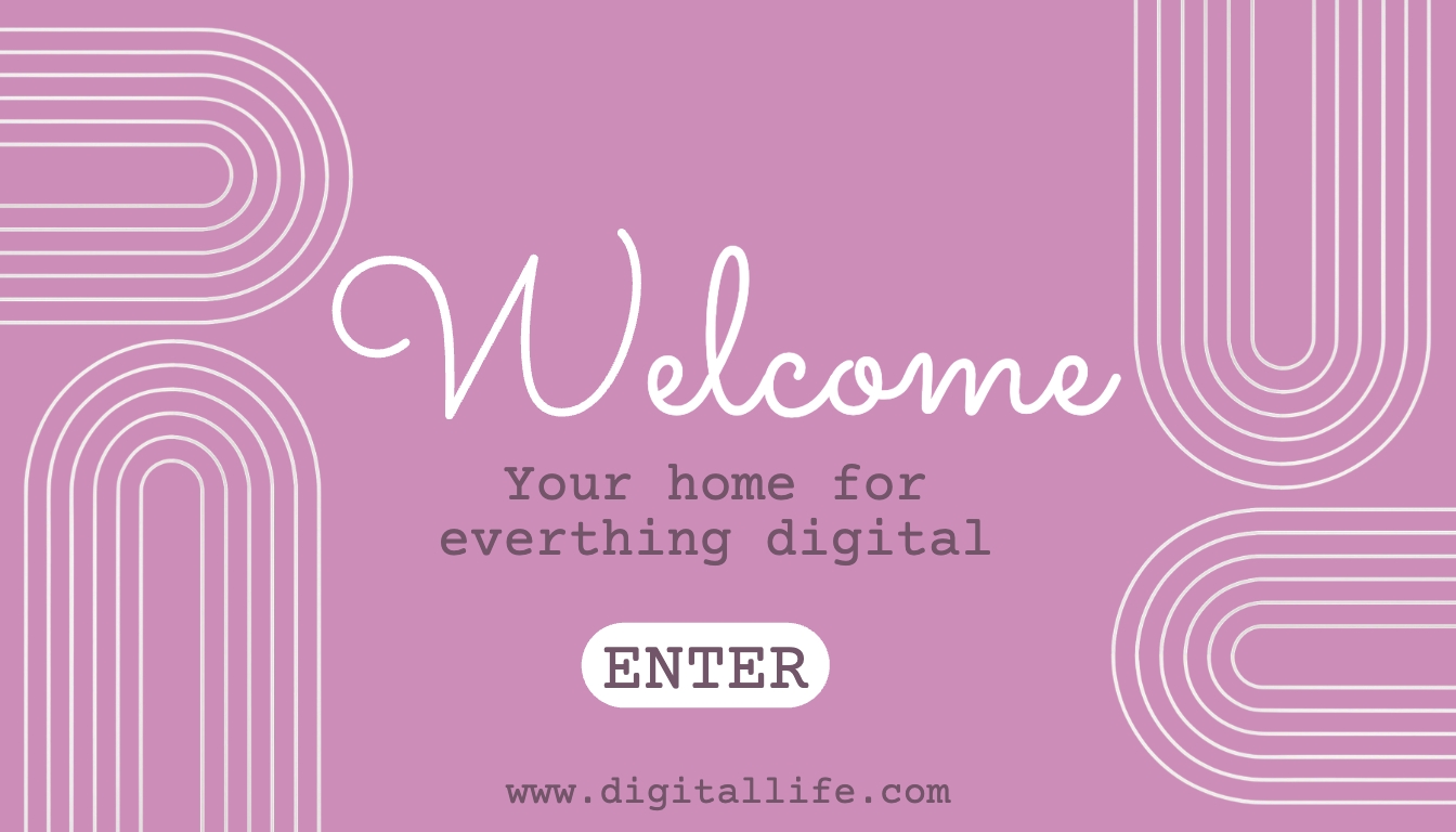Minimalist Pink Welcome Banner with Modern Typography Design