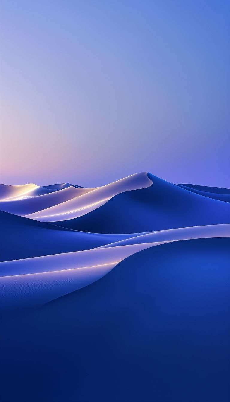 Serene Abstract Minimalist Sand Dunes and Dusky Sky Phone Case Cover