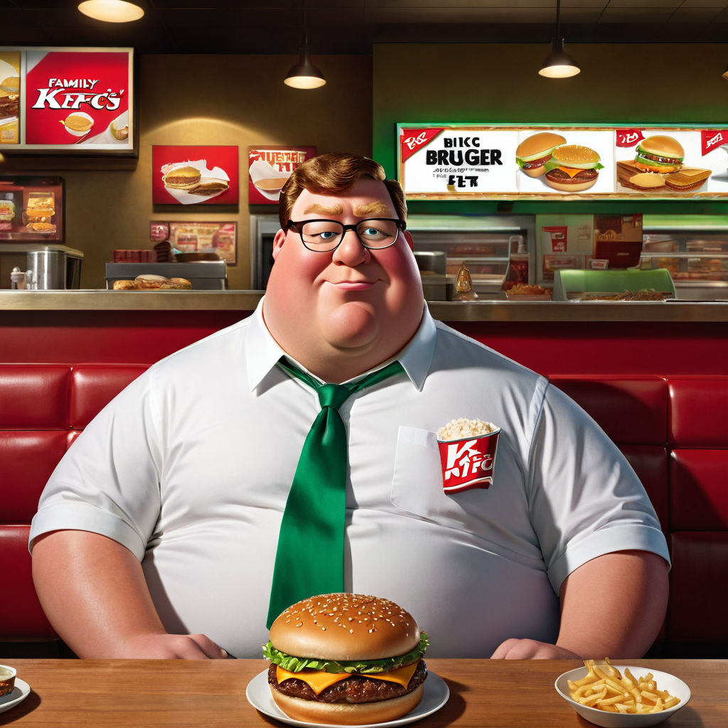 peter griffin as a real life human