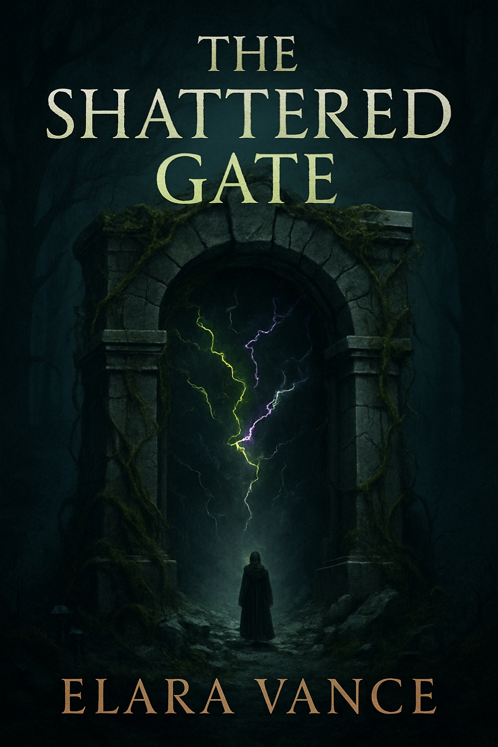 The Shattered Gate Dark Fantasy EBook Cover Design by Elara Vance