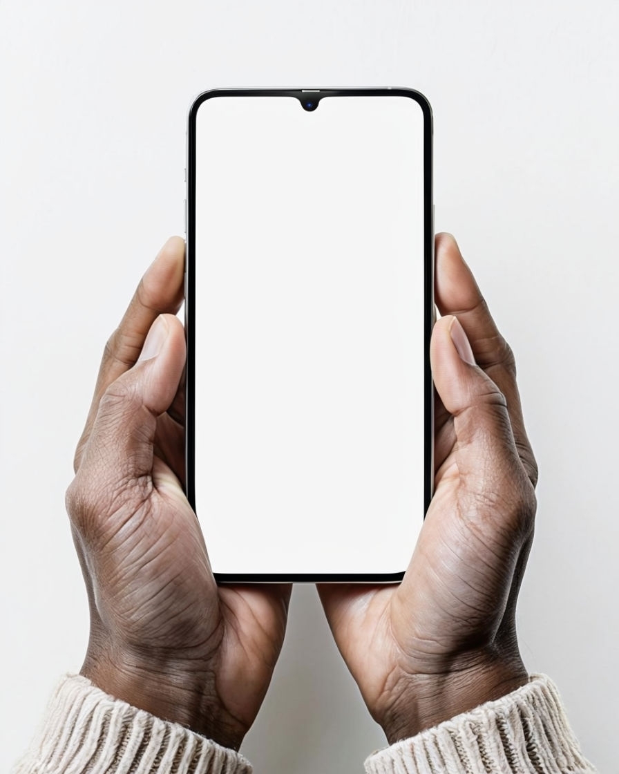 Contemporary Smartphone Interaction Photography Mockup