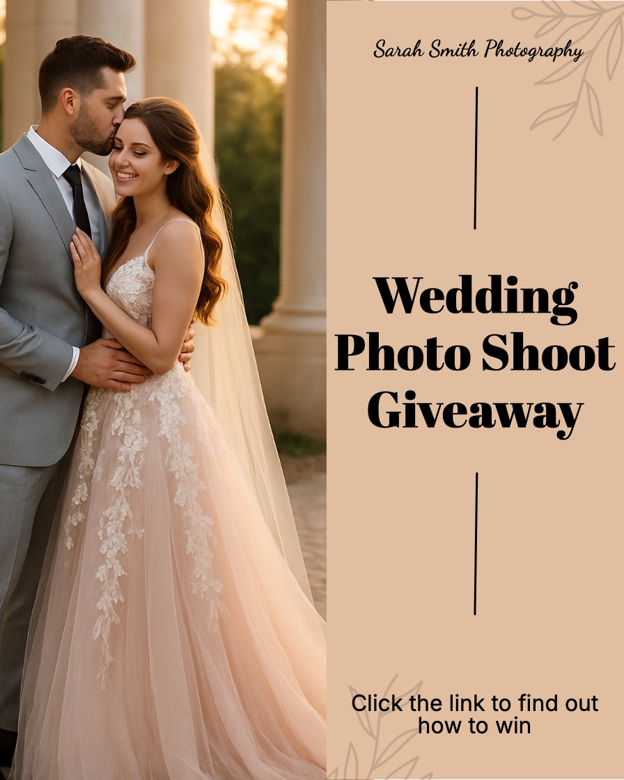 Romantic Wedding Photo Shoot Giveaway by Sarah Smith Photography Instagram Posts
