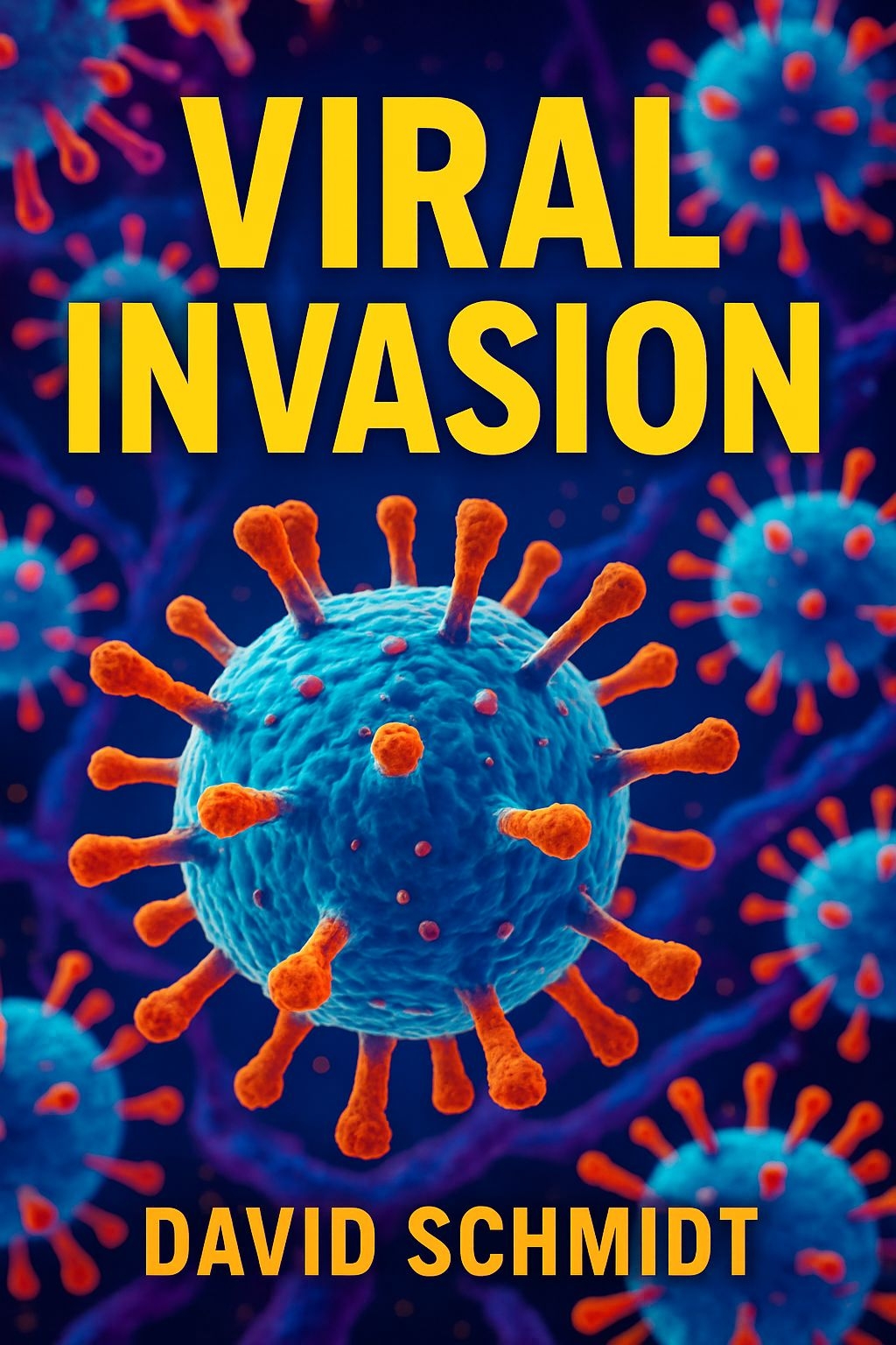 Viral Invasion Intense Scientific EBook Cover Design