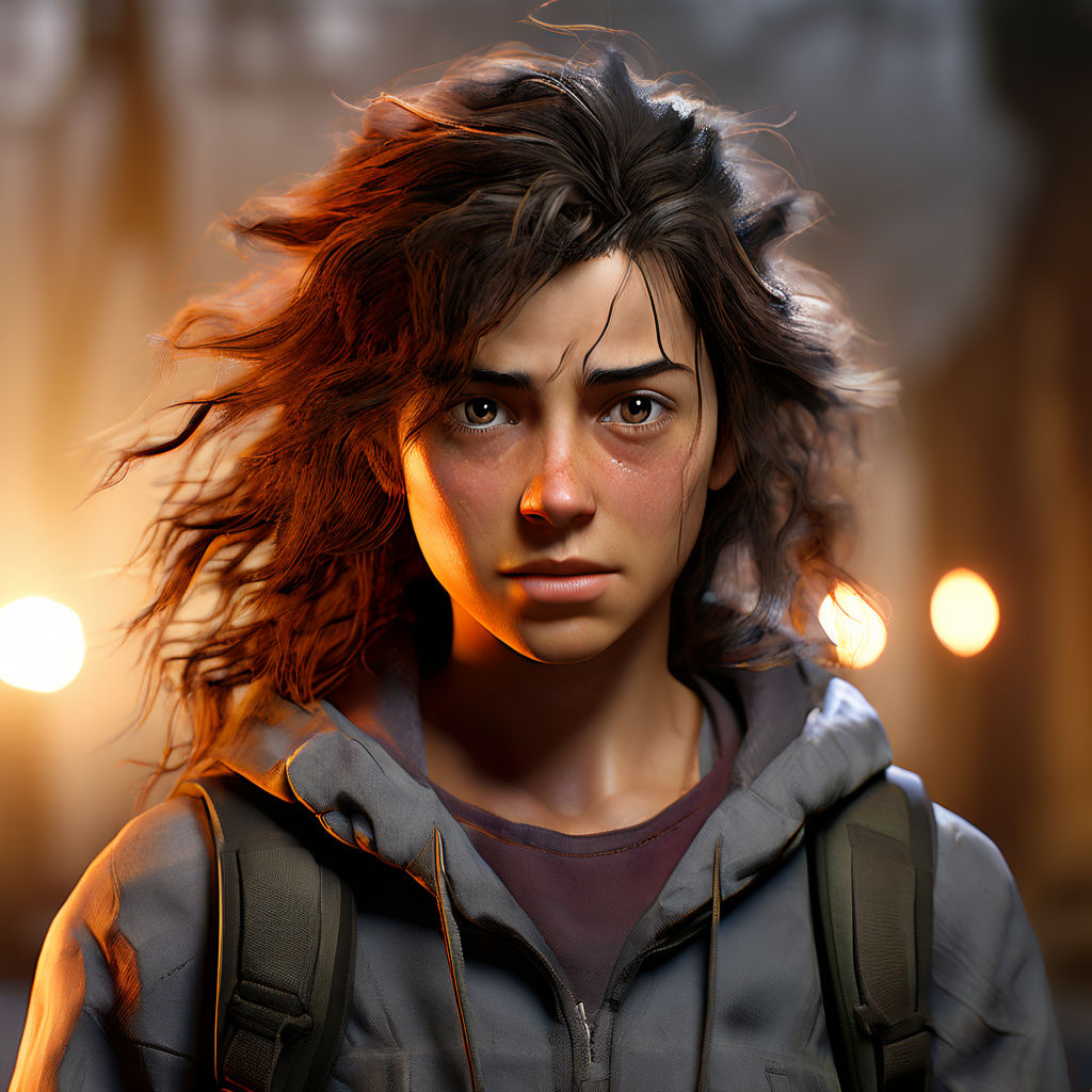 a photograph of Ellie Williams from the last of us part 2