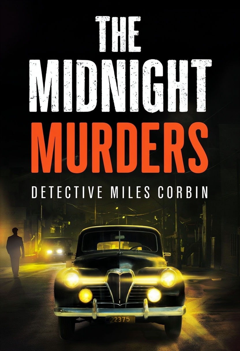 The Midnight Murders Detective Novel Cover Design EBook Cover