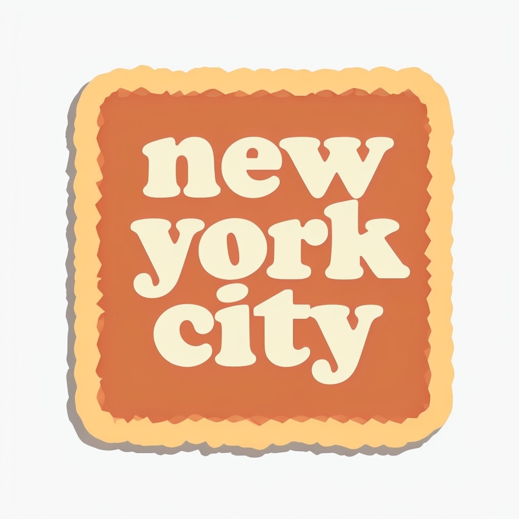 Modern Minimalist New York City Typography Poster - Playground