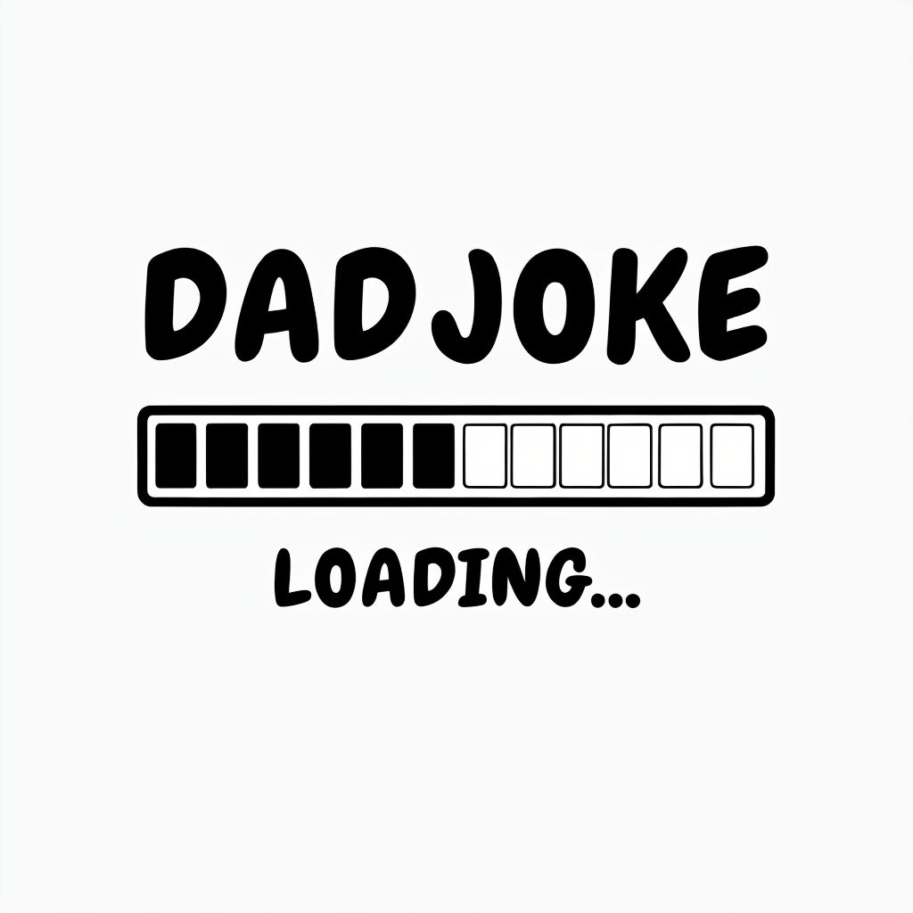 Playful Dad Joke Loading Graphic T-Shirt