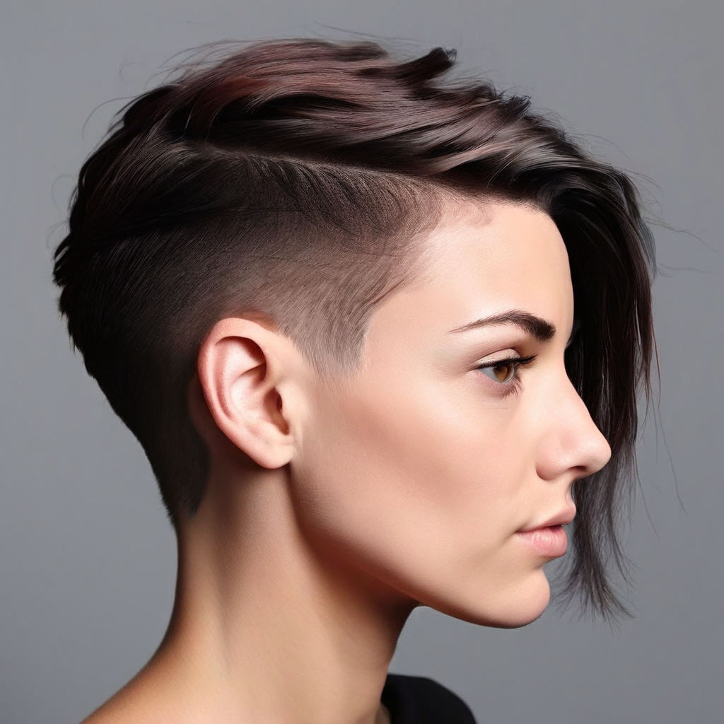 undercut female hair