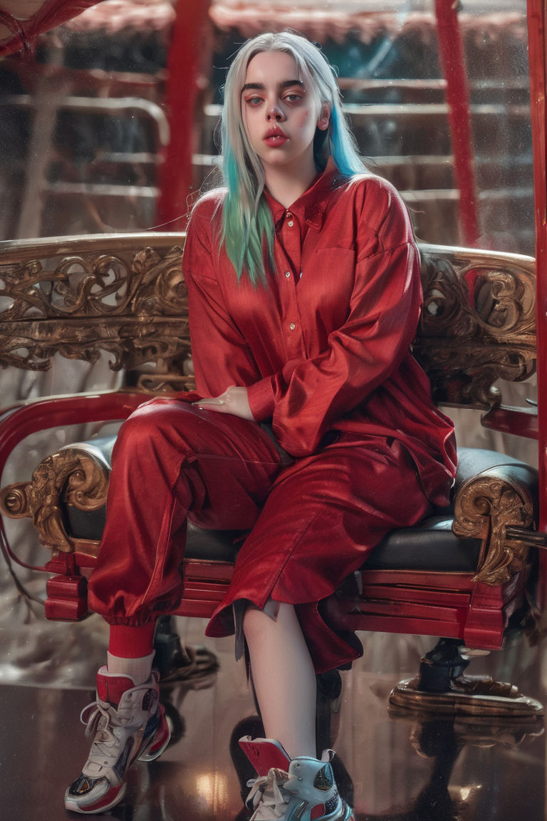 hot looking BILLIE EILISH