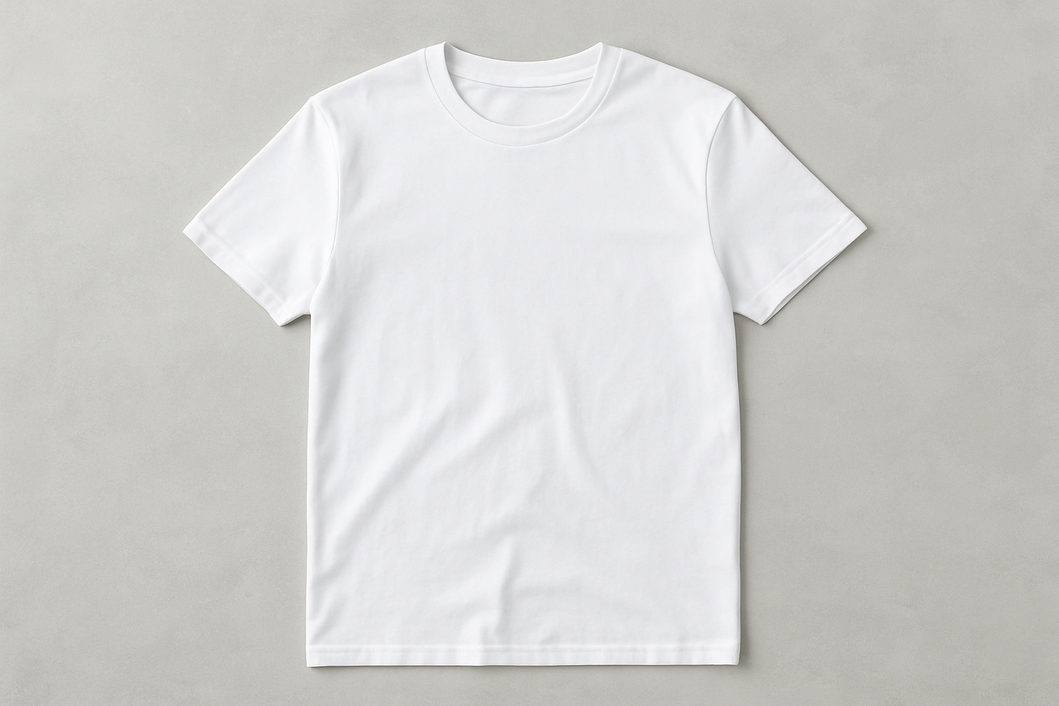 high-quality mockup of a white shirt