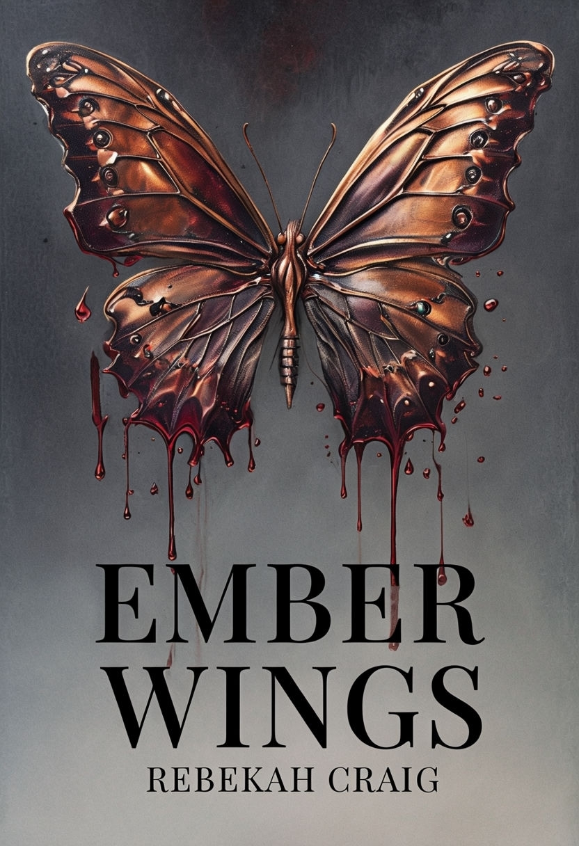 Surreal Ember Wings Butterfly Ebook Cover Design by Rebekah Craig