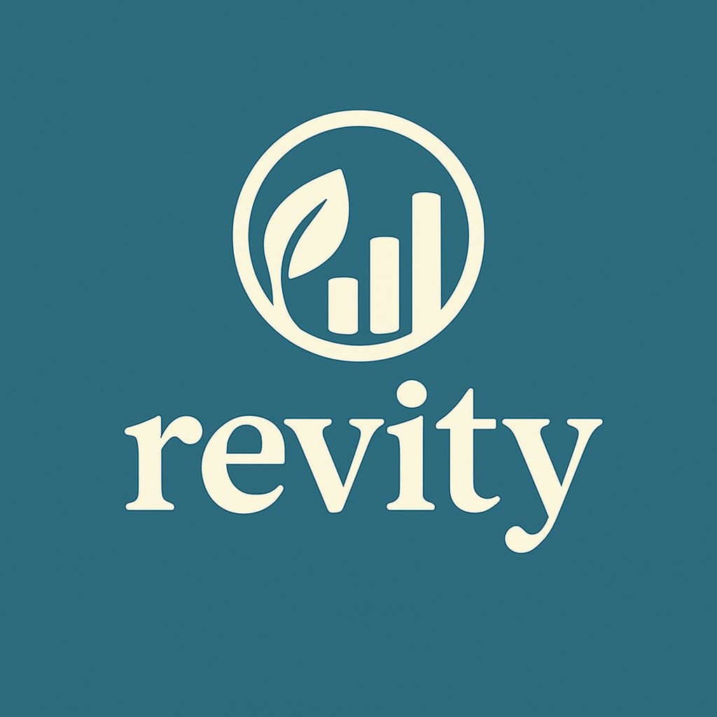 Minimalist Teal Growth and Data Analysis Logo Design