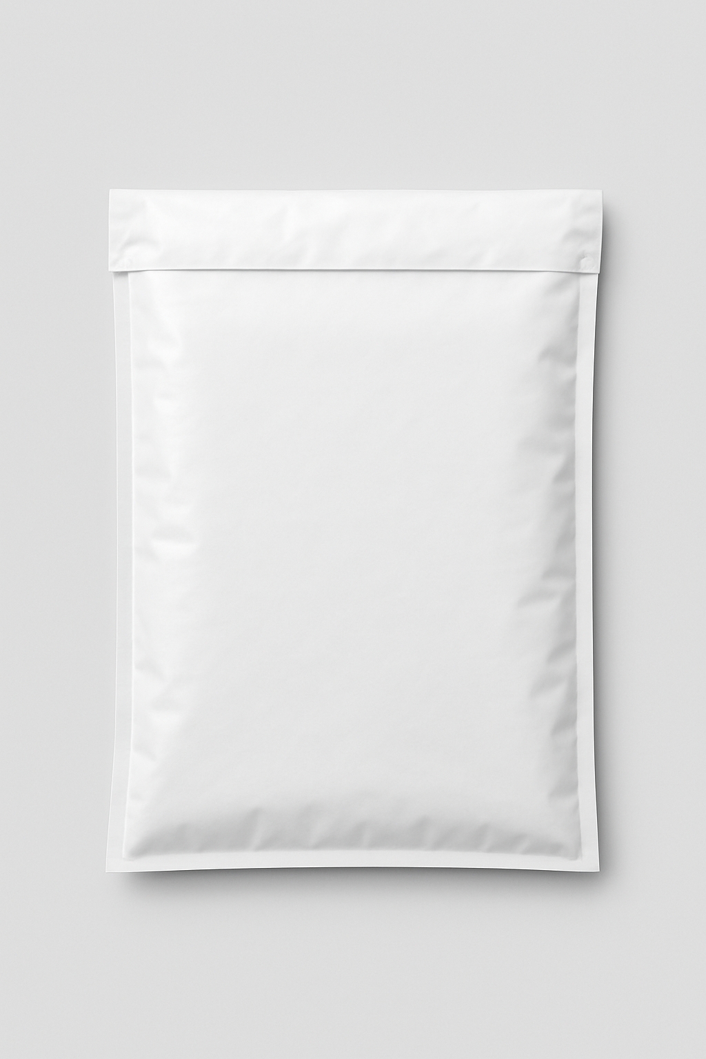 Minimalist White Rectangular Mailer Envelope Mockup