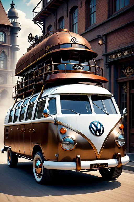 VW Bus in steampunk design by jimmy bob - Playground