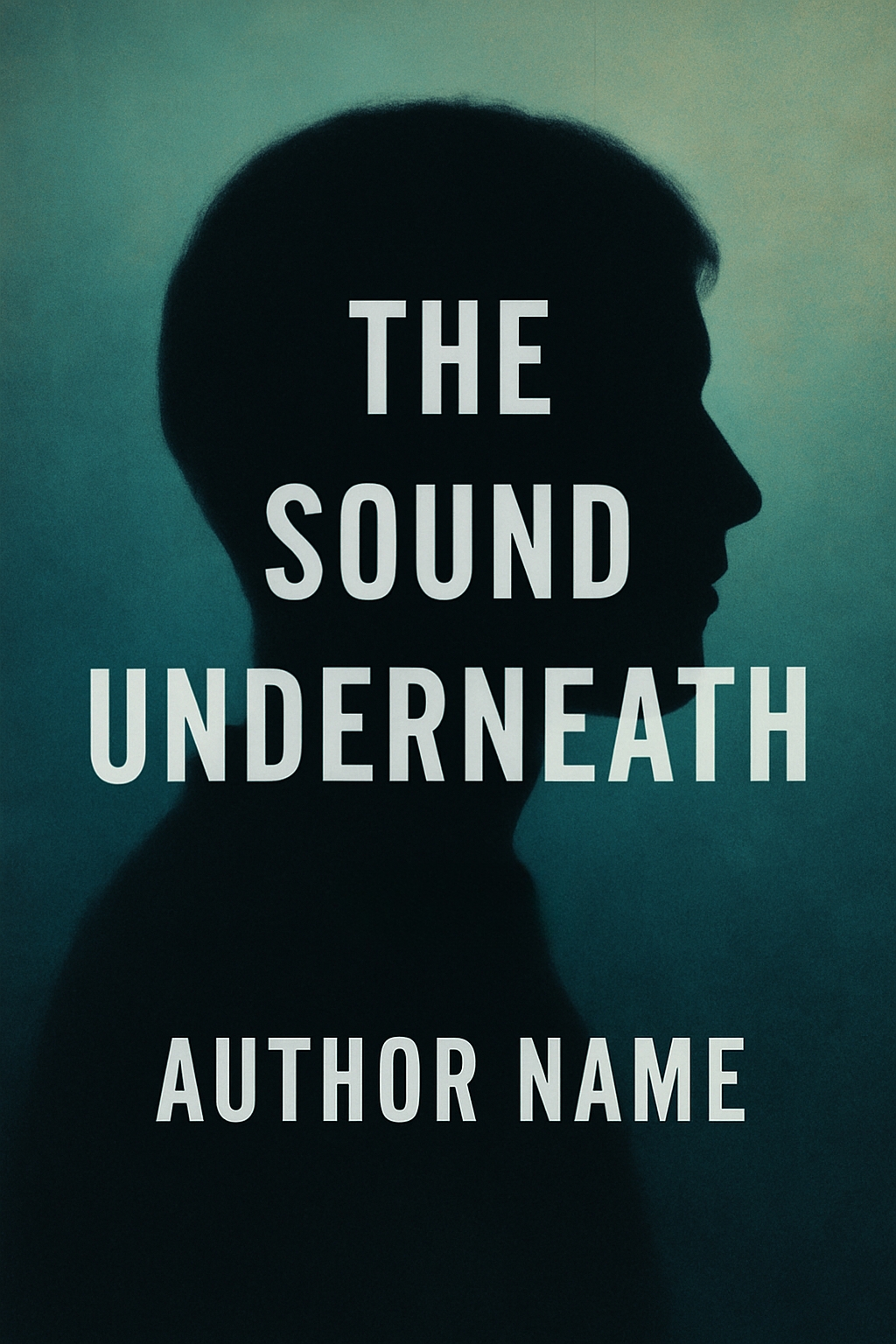 Mysterious Silhouette with Gradient Background EBook Cover