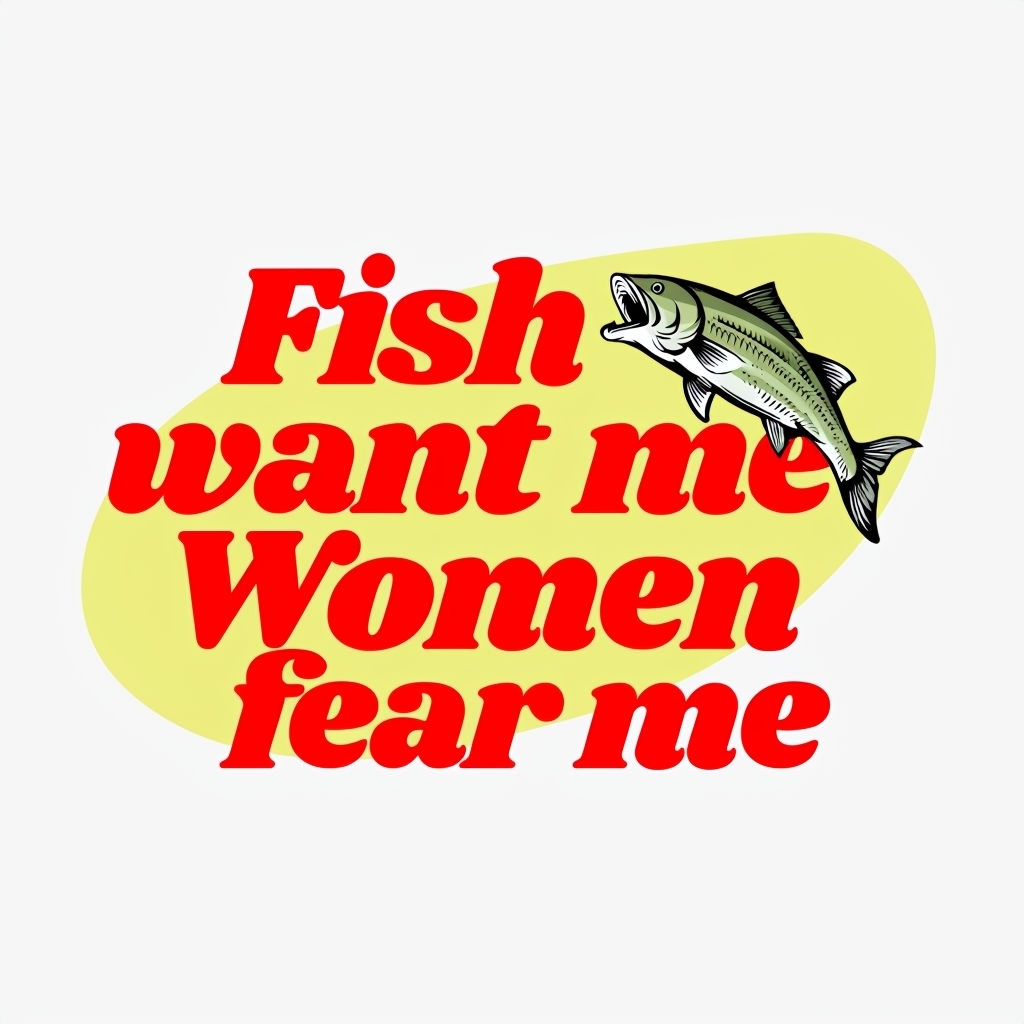 Bold Fish Want Me Women Fear Me Graphic T-Shirt