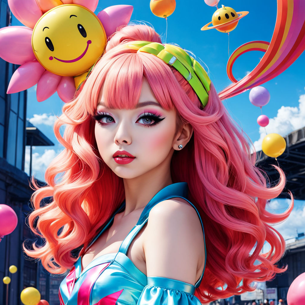 Visualize a fascinating fusion between Kyary Pamyu Pamyu and… by