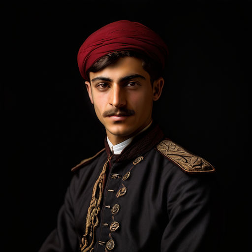 An Ottoman pasha who lived in the 1910s. He is young and wea... by ...