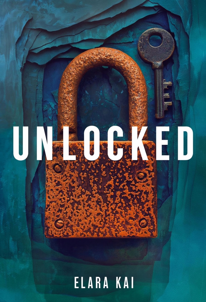 Ancient Lock and Key Mystery EBook Cover Design Featuring Unlocked Title