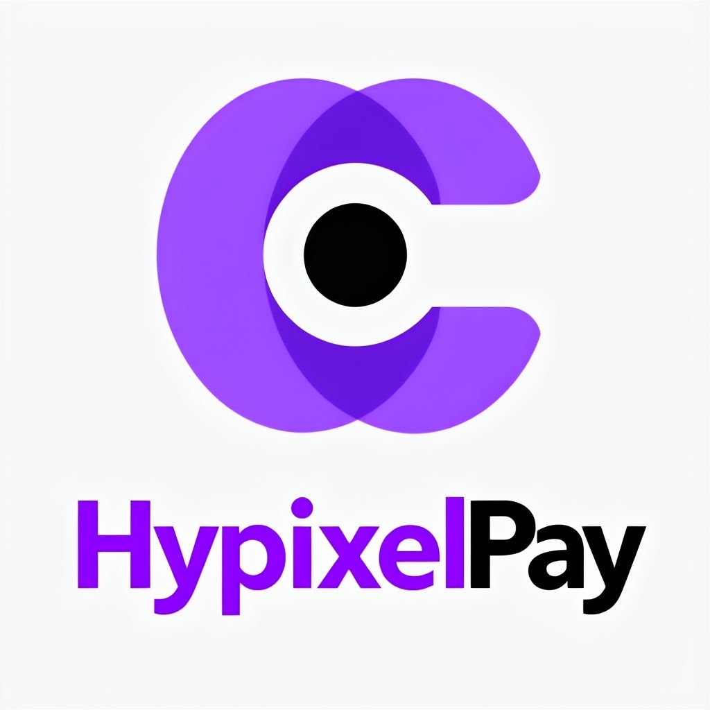 Minimalist Purple and Black HypixelPay Logo Design