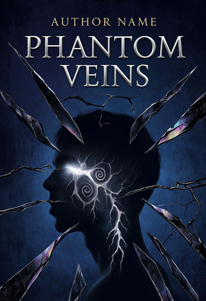 Haunting Dark Fantasy Phantom Veins EBook Cover Design