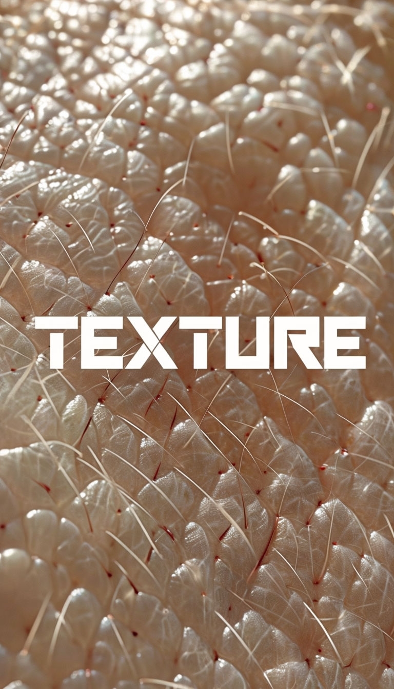 Hyper-Realistic Close-Up of Skin Texture for Social Media Post