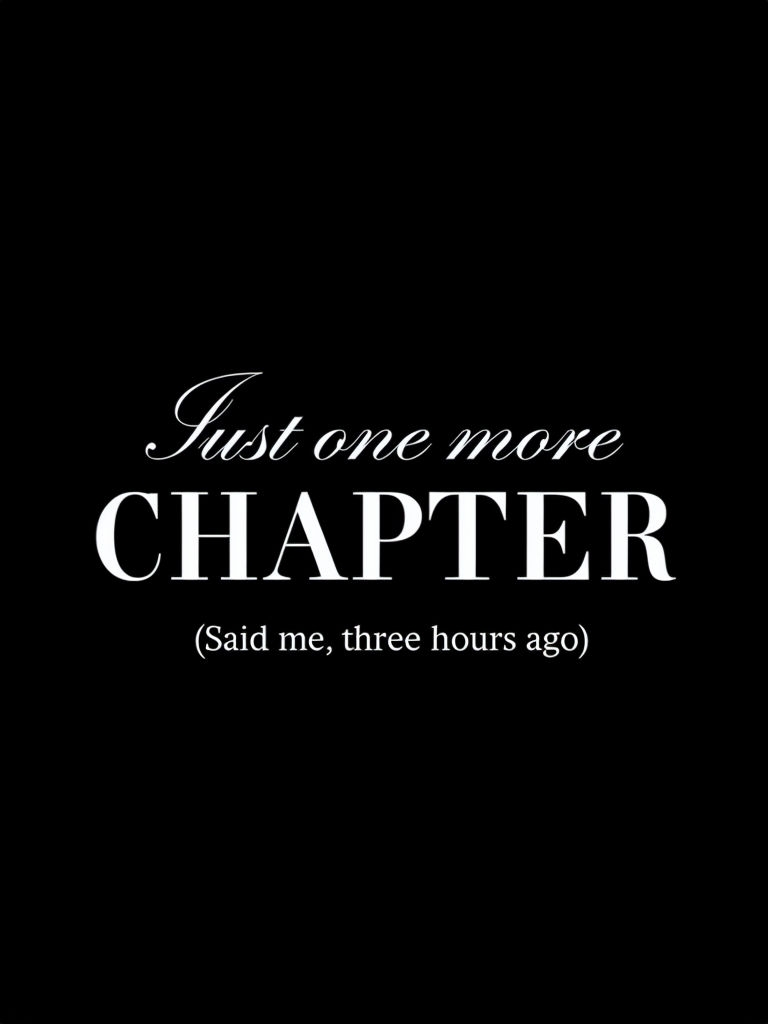 Just One More Chapter Said Me Three Hours Ago T-Shirt