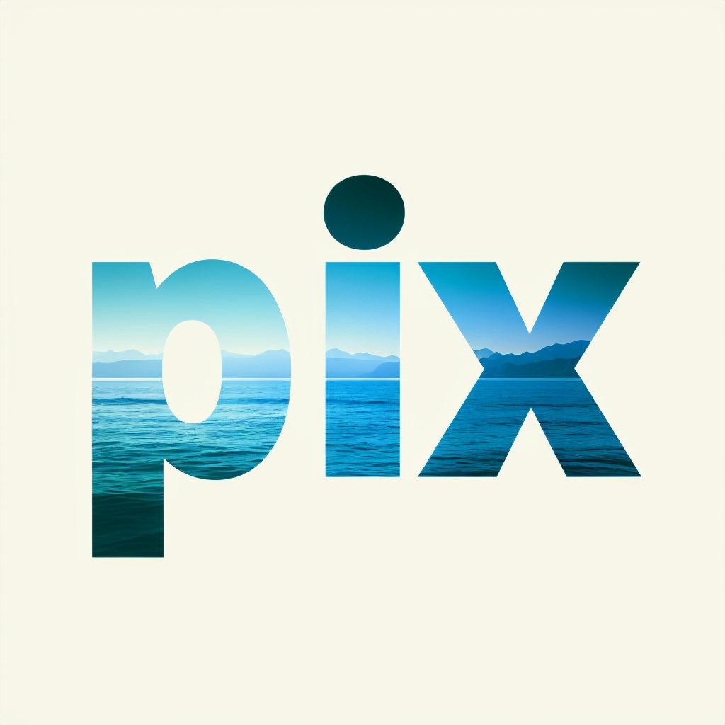 Scenic Landscape Inside Pix Typography T-Shirt