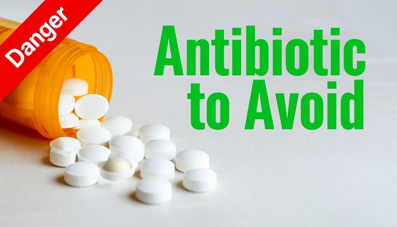 Cautionary Antibiotic Awareness YouTube Thumbnail Design Social Media Post