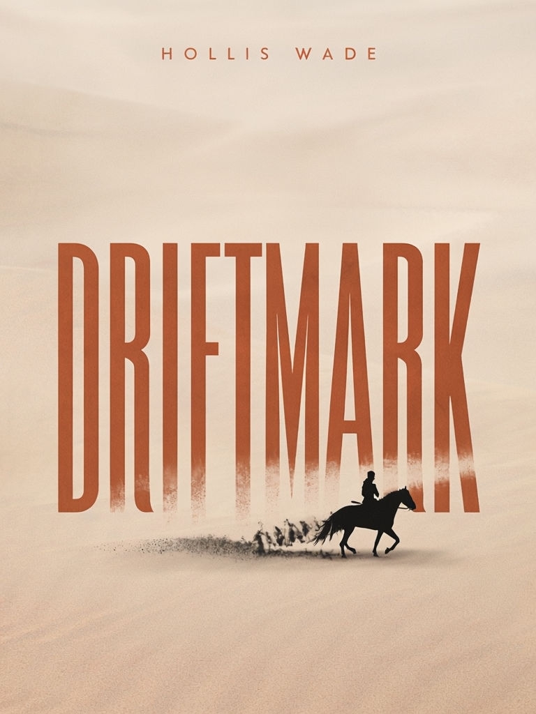 Minimalist Desert Themed Driftmark EBook Cover Design
