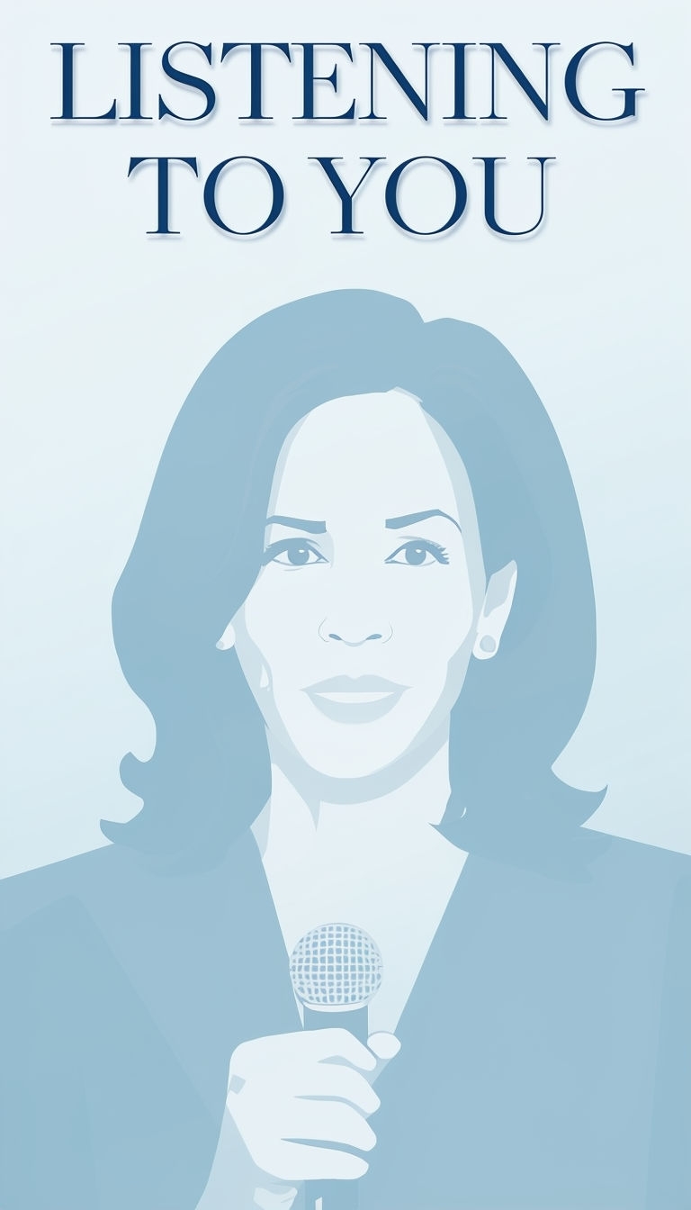 Kamala Harris Listening to You Minimalist Instagram Story Design