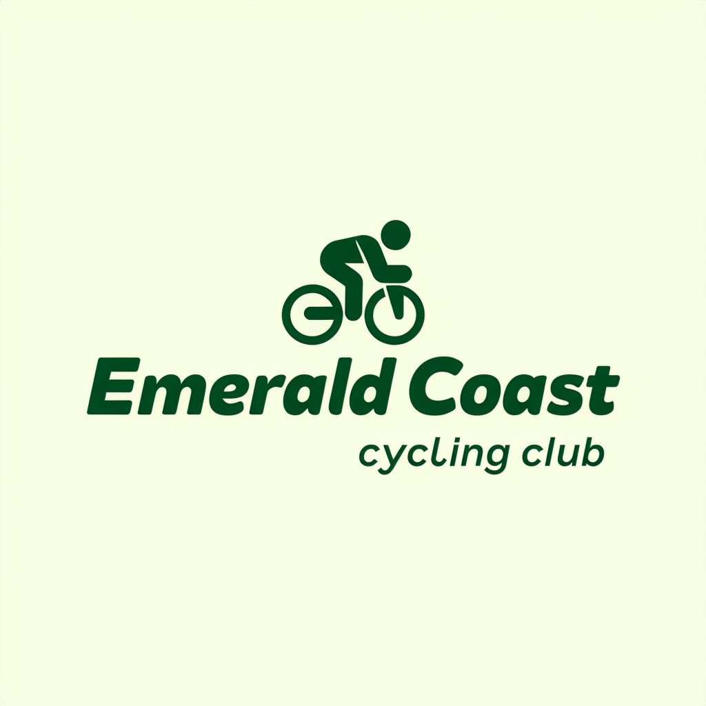 Minimalist Cycling Club Logo for Emerald Coast Design