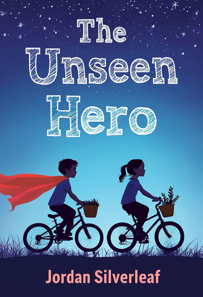 Adventurous Children's Story Cover Featuring The Unseen Hero