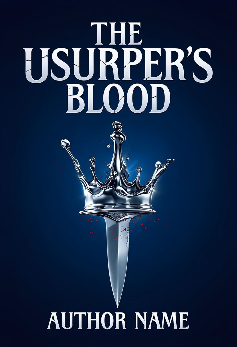 The Usurper's Blood Bold Gothic Ebook Cover Design