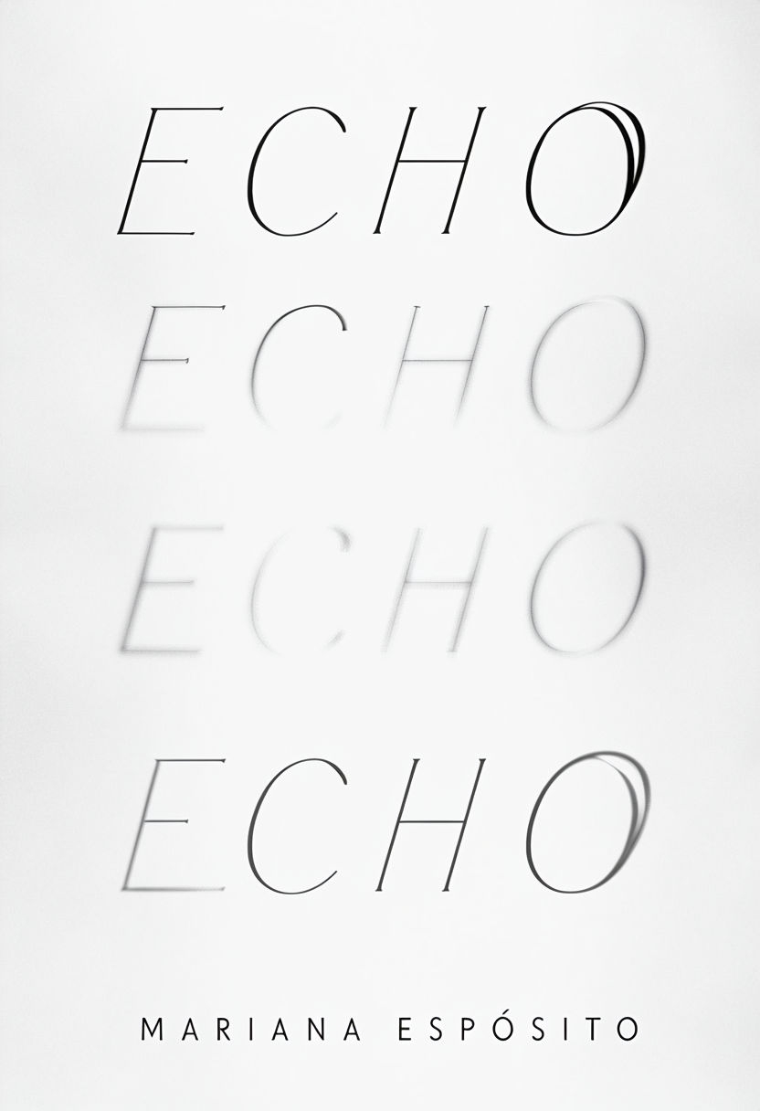 Elegant Minimalist ECHO Typography eBook Cover Design