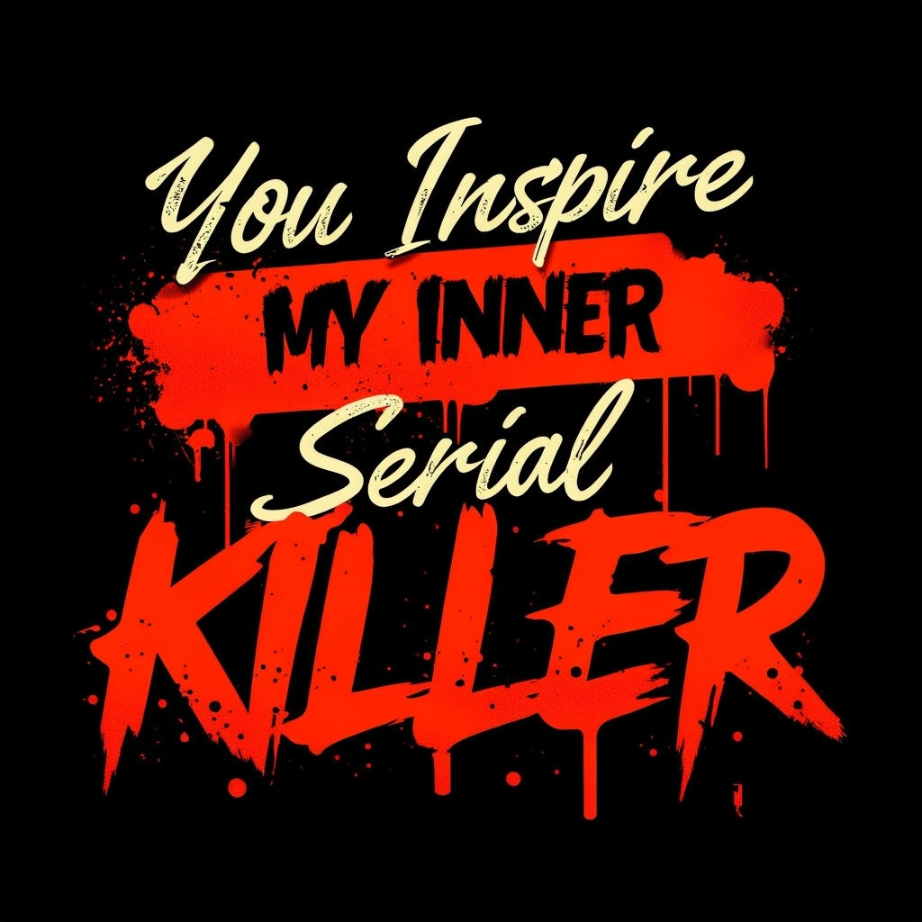 You Inspire My Inner Serial Killer Graphic T-Shirt