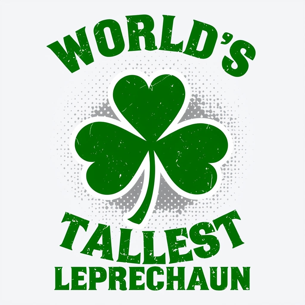 World's Tallest Leprechaun Shamrock Graphic Mug