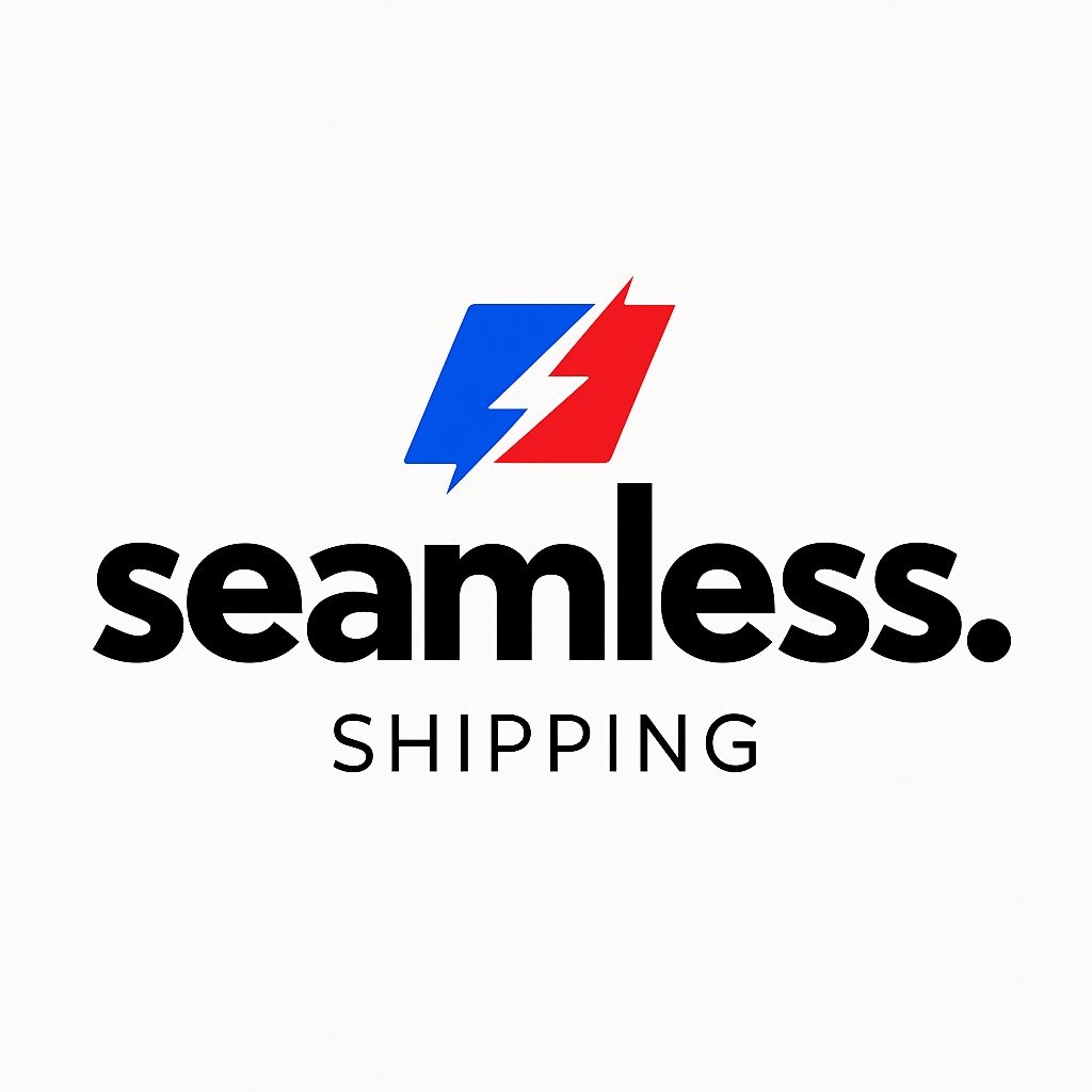 Modern Minimalist Seamless Shipping Logo Design