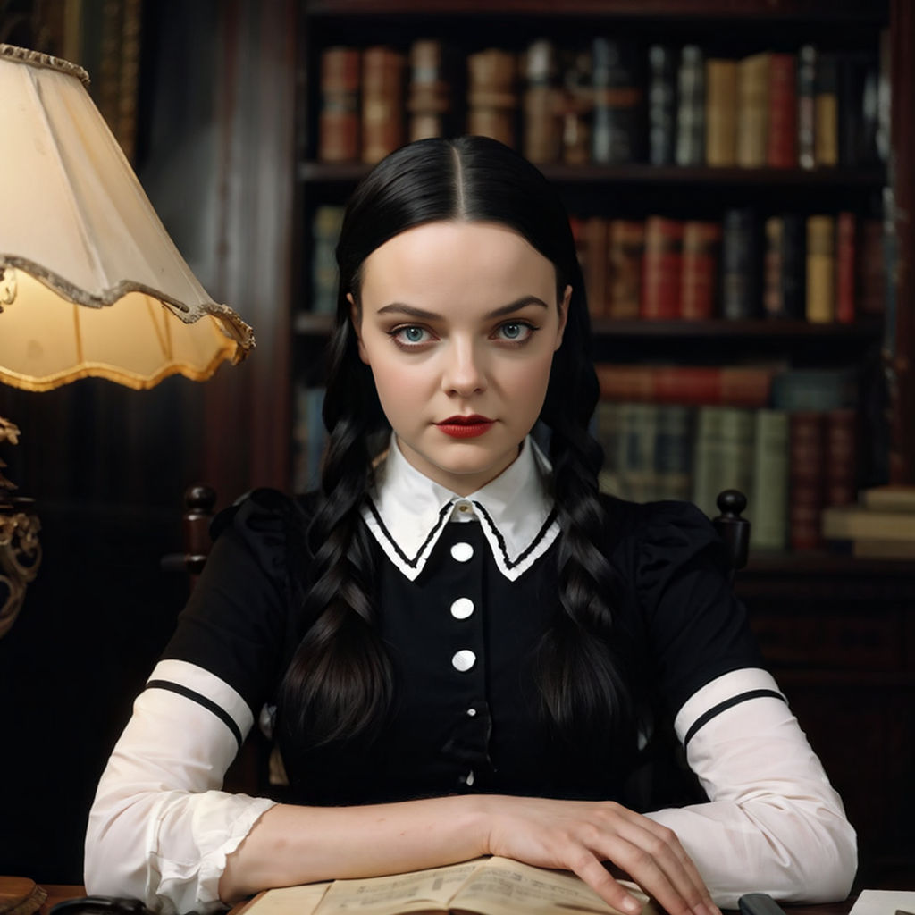 wednesday addams with enid sinclair