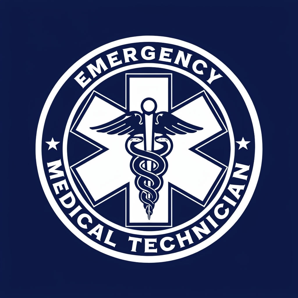 Emergency Medical Technician Emblem Design for Hats