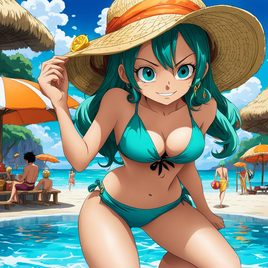 Anime in one piece swimsuit