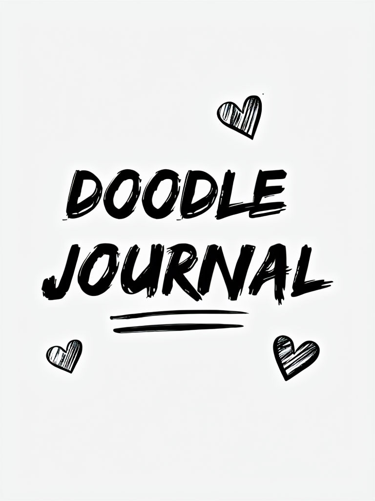 Minimalist Doodle Journal Motivational Quote EBook Cover