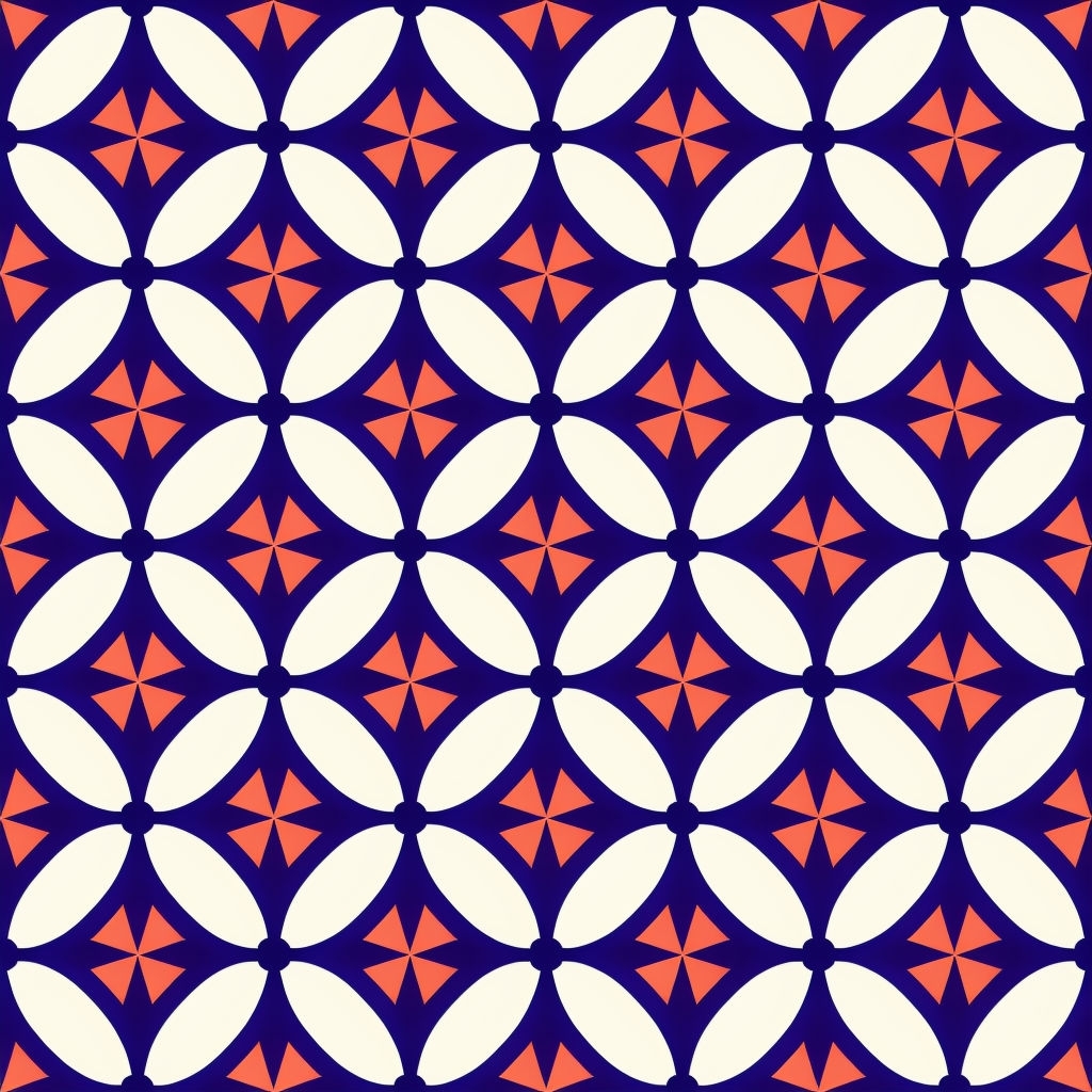 Hypnotic Op Art Geometric Hexagonal Star Pattern Sticker