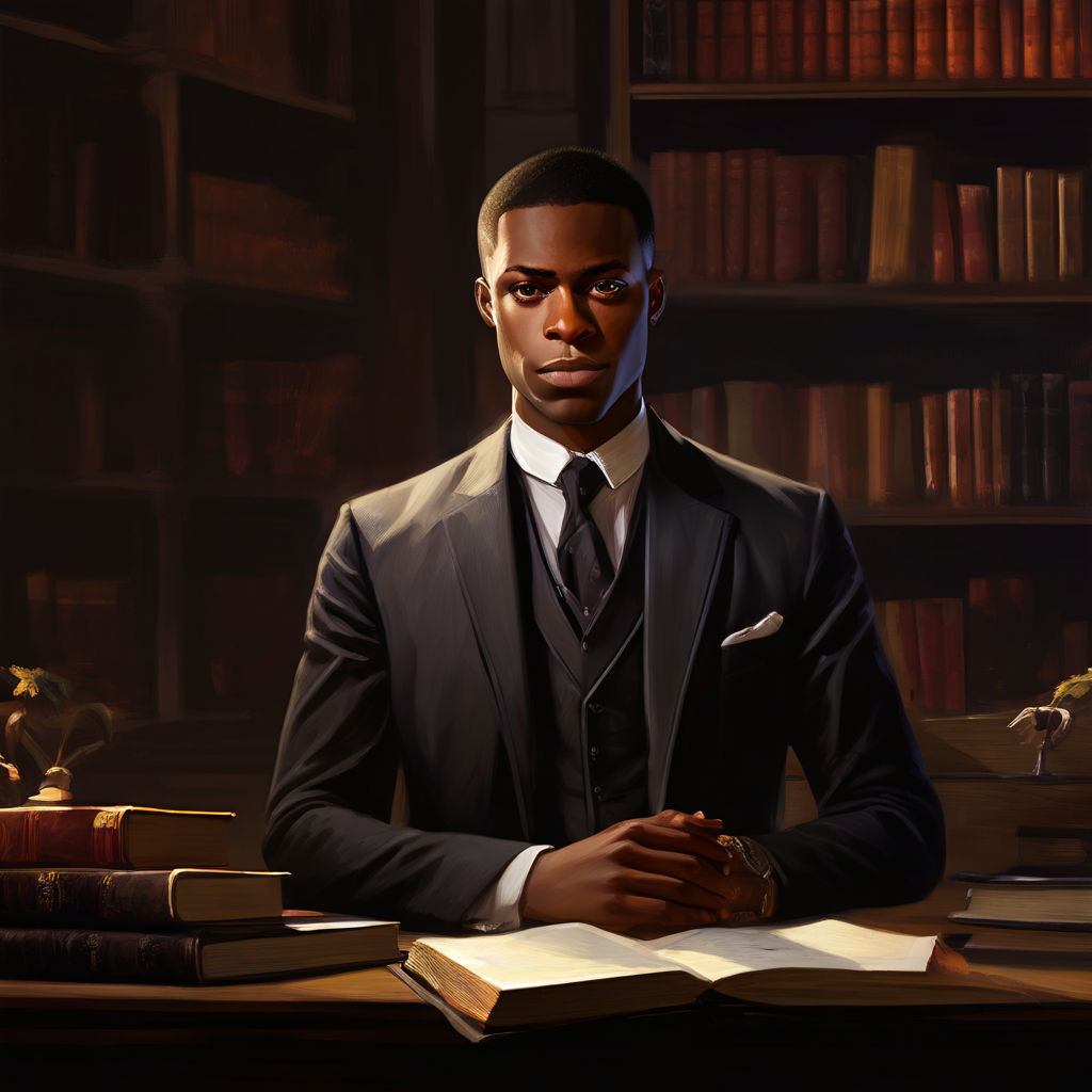 A portrait showing Diallo in a sharply tailored suit by Abdoulaye ...