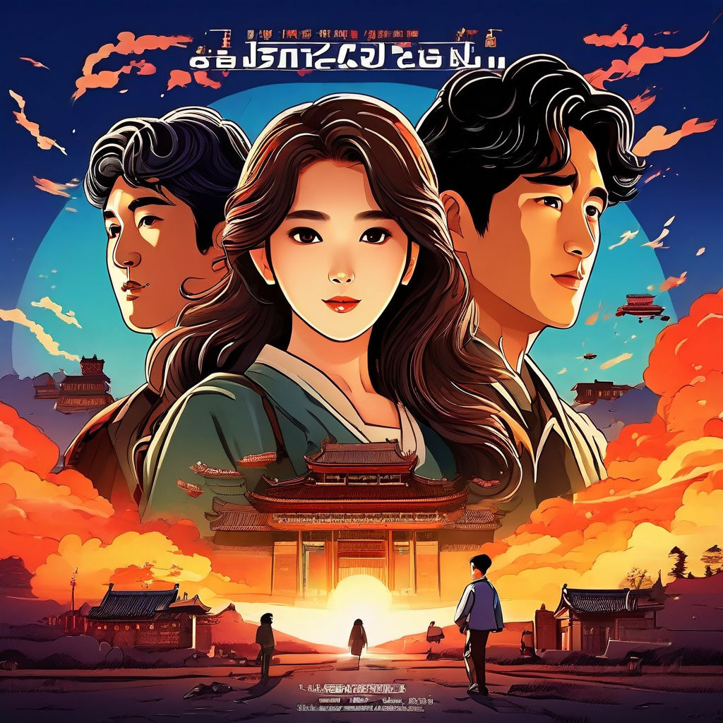 There is a Korean movie called 말죽거리 잔혹사. Draw the poster of by FirstHero Cherry (FirstHero