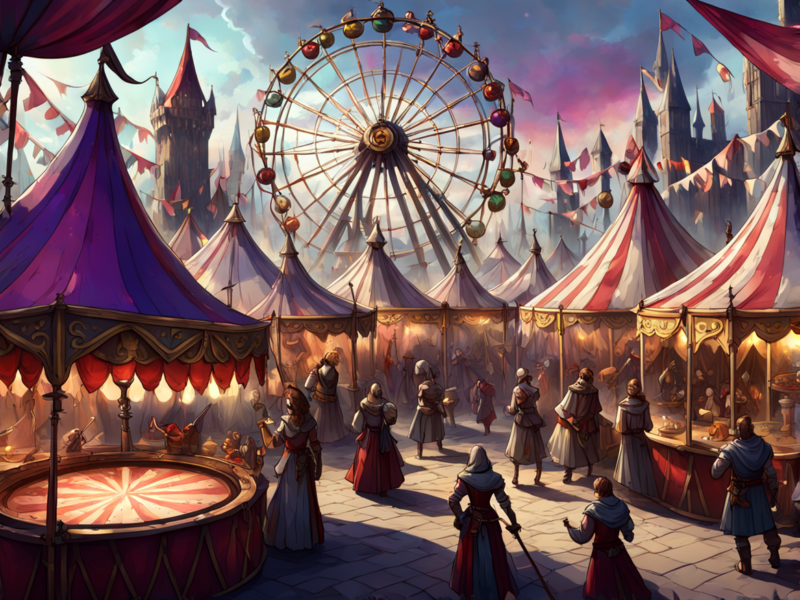 Medieval fantasy themed carnival games by ivan valentino - Playground