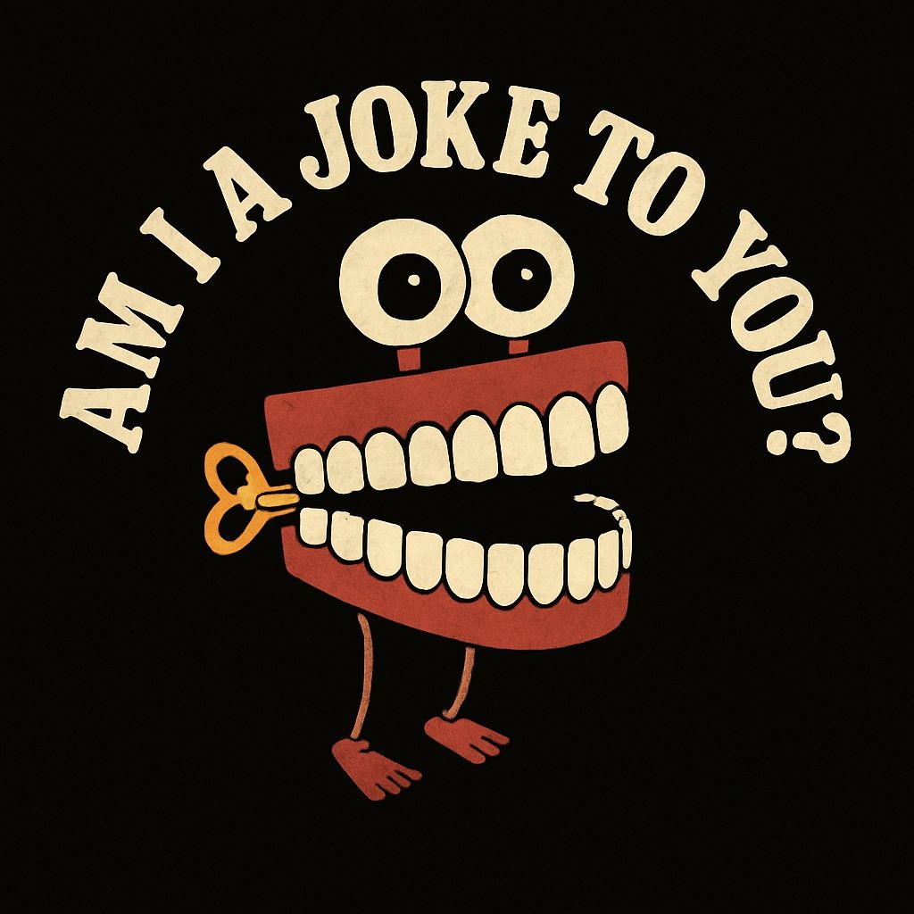Playful Vintage Monster with Teeth and Key T-Shirt